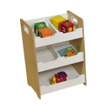 Organizator cu rafturi de stocare din lemn MDF si PIN  Liberty House